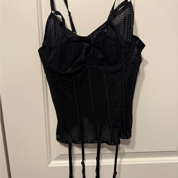 Frederick's of Hollywood Other - Frederick's of Hollywood Black Mesh Bustier